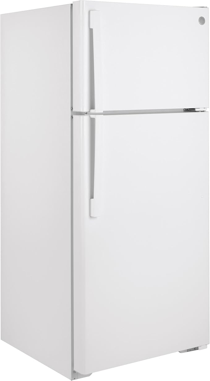 GE GTS17DTNRWW 16.6 cu ft Top-Mount Refrigerator - View 3 | Fridge.com