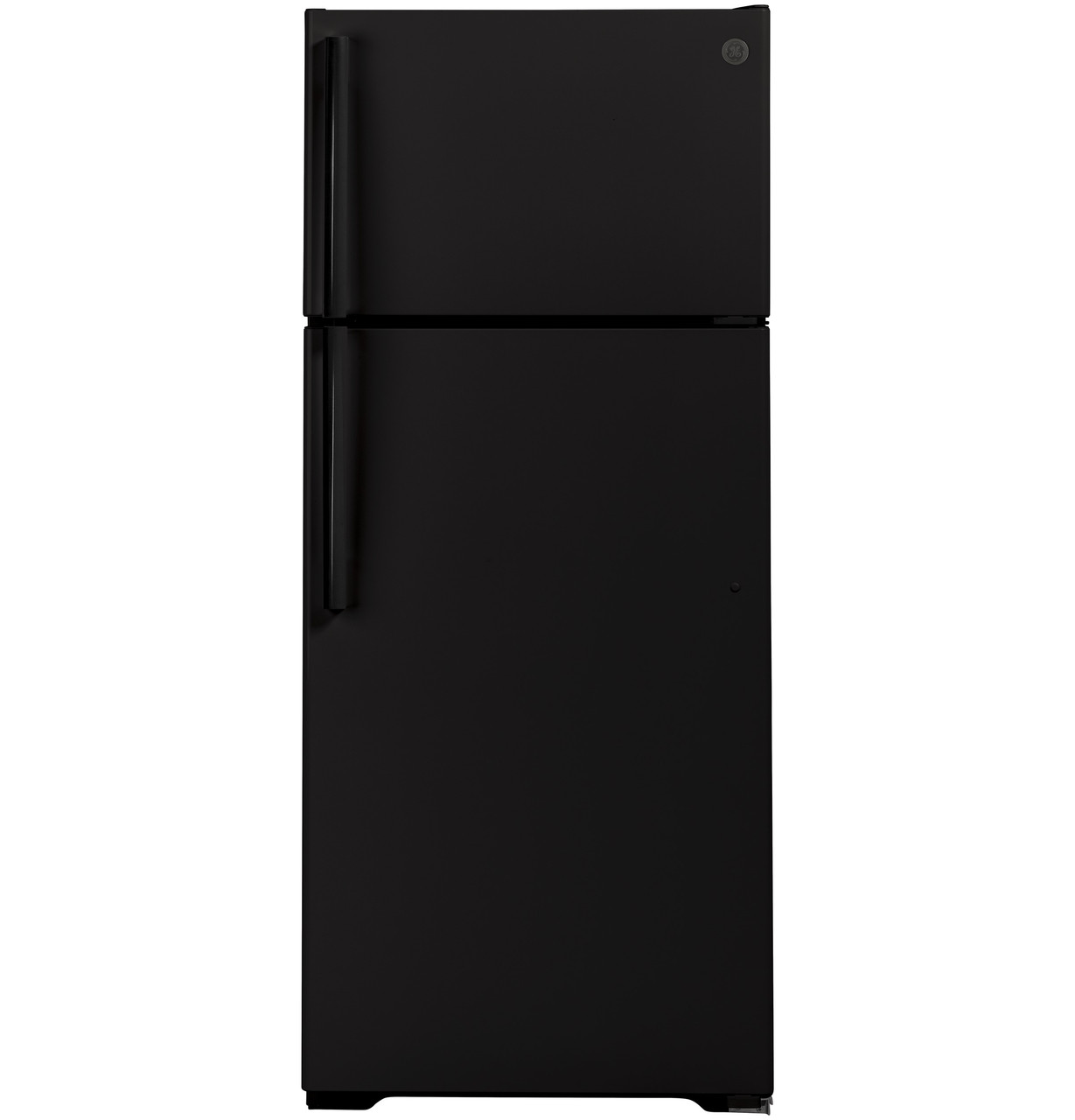 28 in. Wide 17.5 Cu. Ft. Top-Freezer Refrigerator with Edge-to-Edge Glass Shelves - Black | Fridge.com