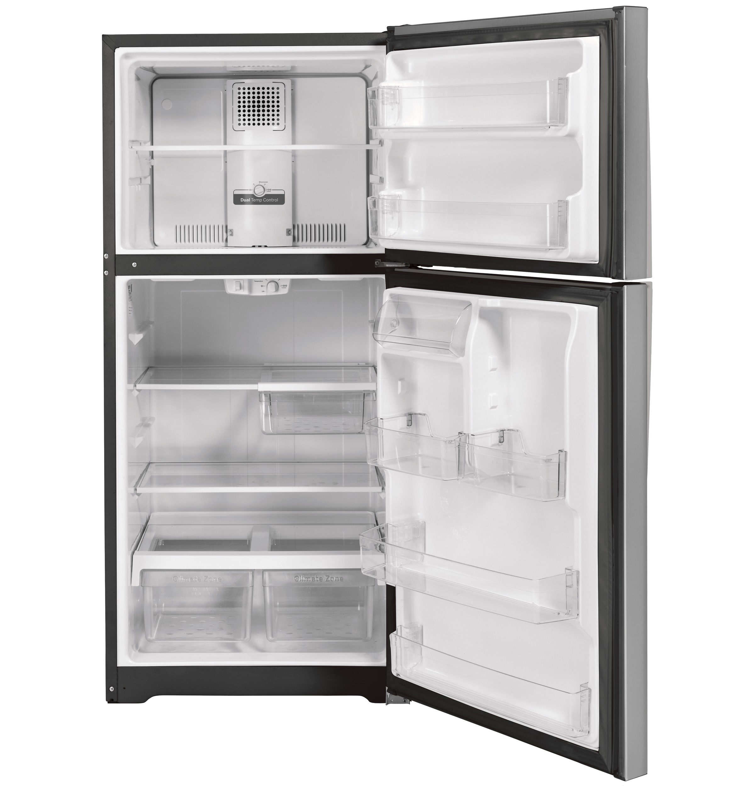 19.2 cu. ft. Top Freezer Refrigerator In Fingerprint Resistant Stainless Steel, Garage Ready - View 5 | Fridge.com