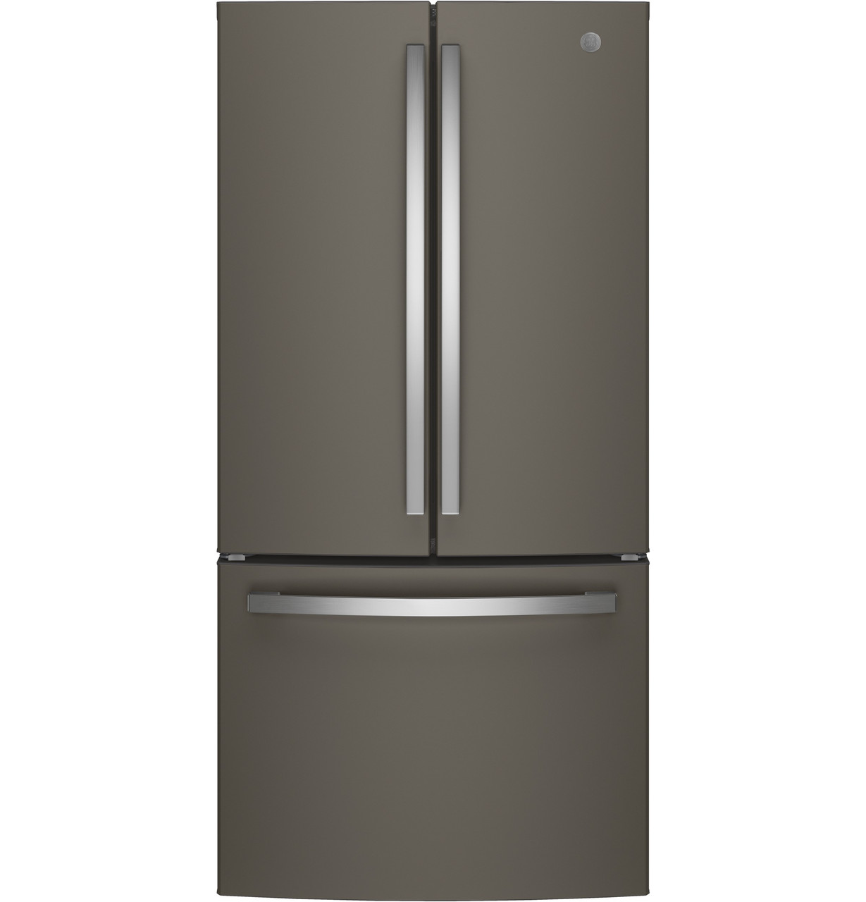 GE® ENERGY STAR® 18.6 Cu. Ft. Counter-Depth Refrigerator in Slate size 69.875 H x 32.75 W x 31 D | GWE19JMLES | Stainless Steel | Fridge.com