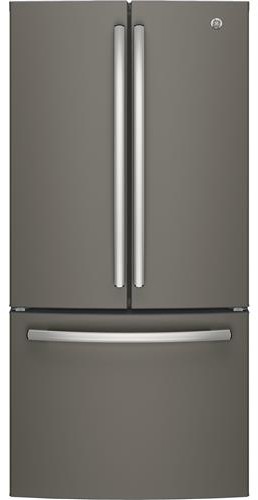 GE - 33 in. Wide 18.6 Cu. Ft. French Door Counter-Depth Refrigerator with Internal Water Dispenser - Slate — FIN-0010414 | Fridge.com
