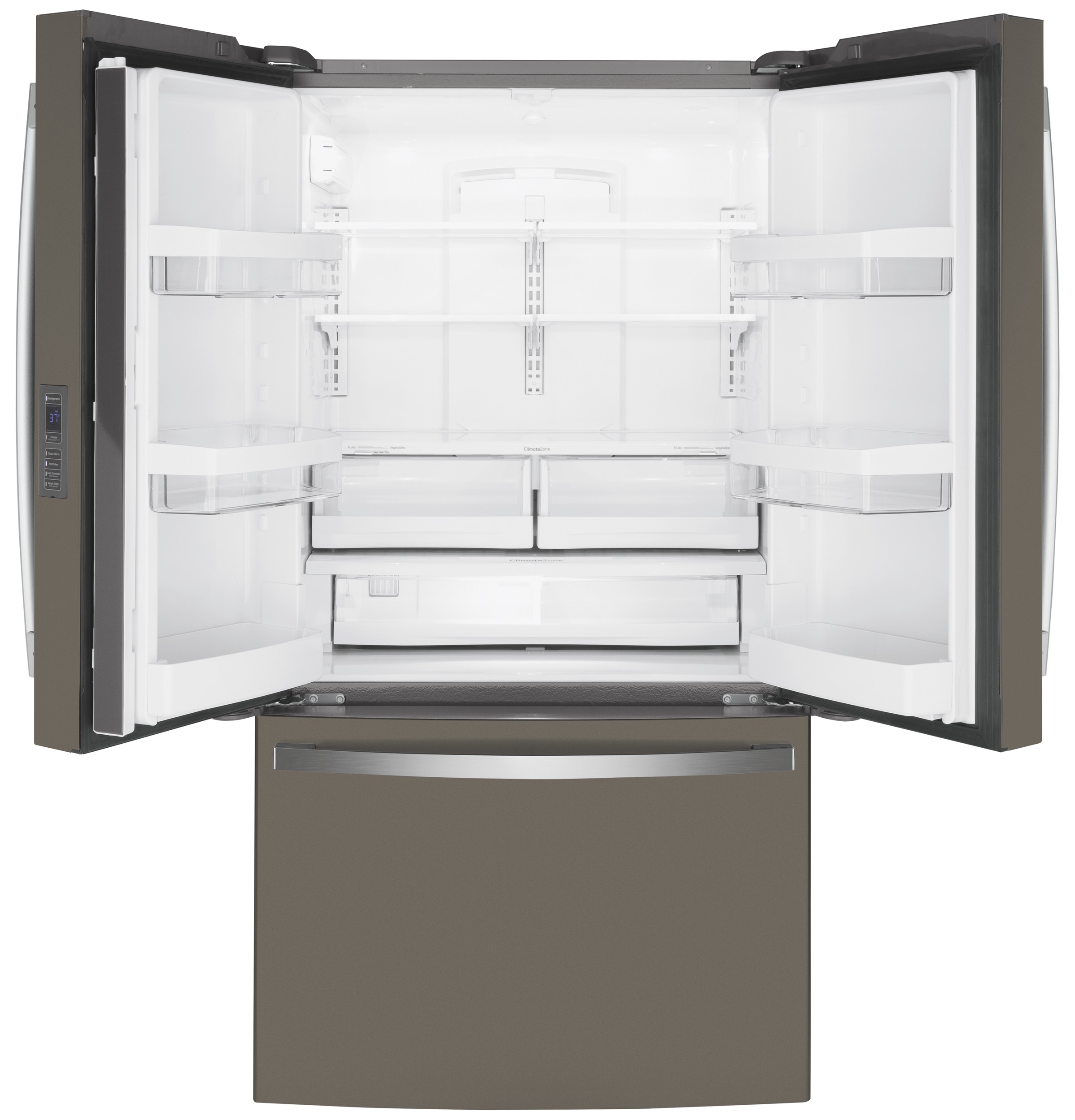 GE 36" Counter Depth French Door 23.1 cu. ft. Smart Energy Star Refrigerator With Fingerprint Resistant Finish - View 5 | Fridge.com