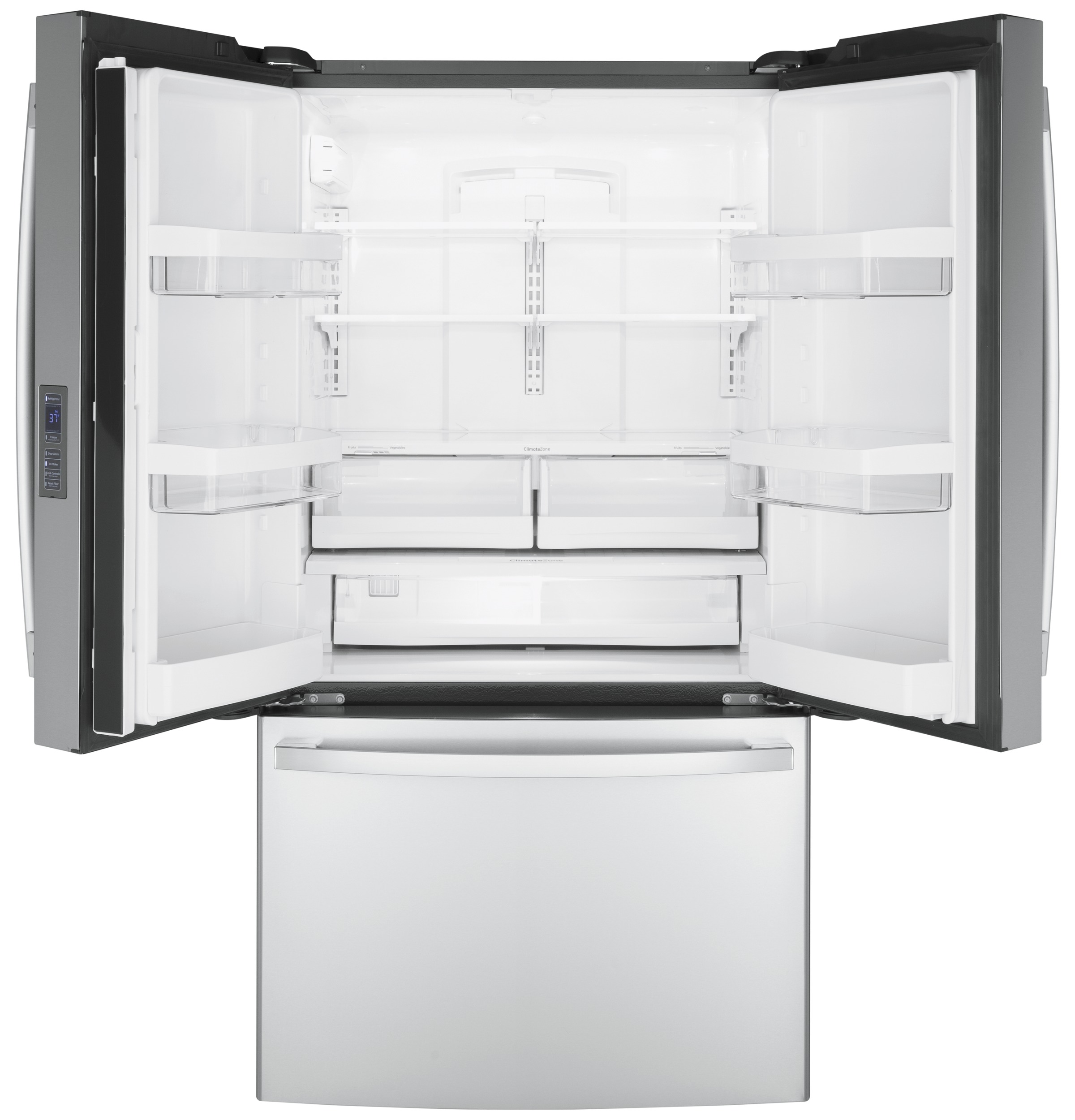 GE 36 Inch Counter Depth French Door Refrigerator GWE23GYNFS - View 5 | Fridge.com