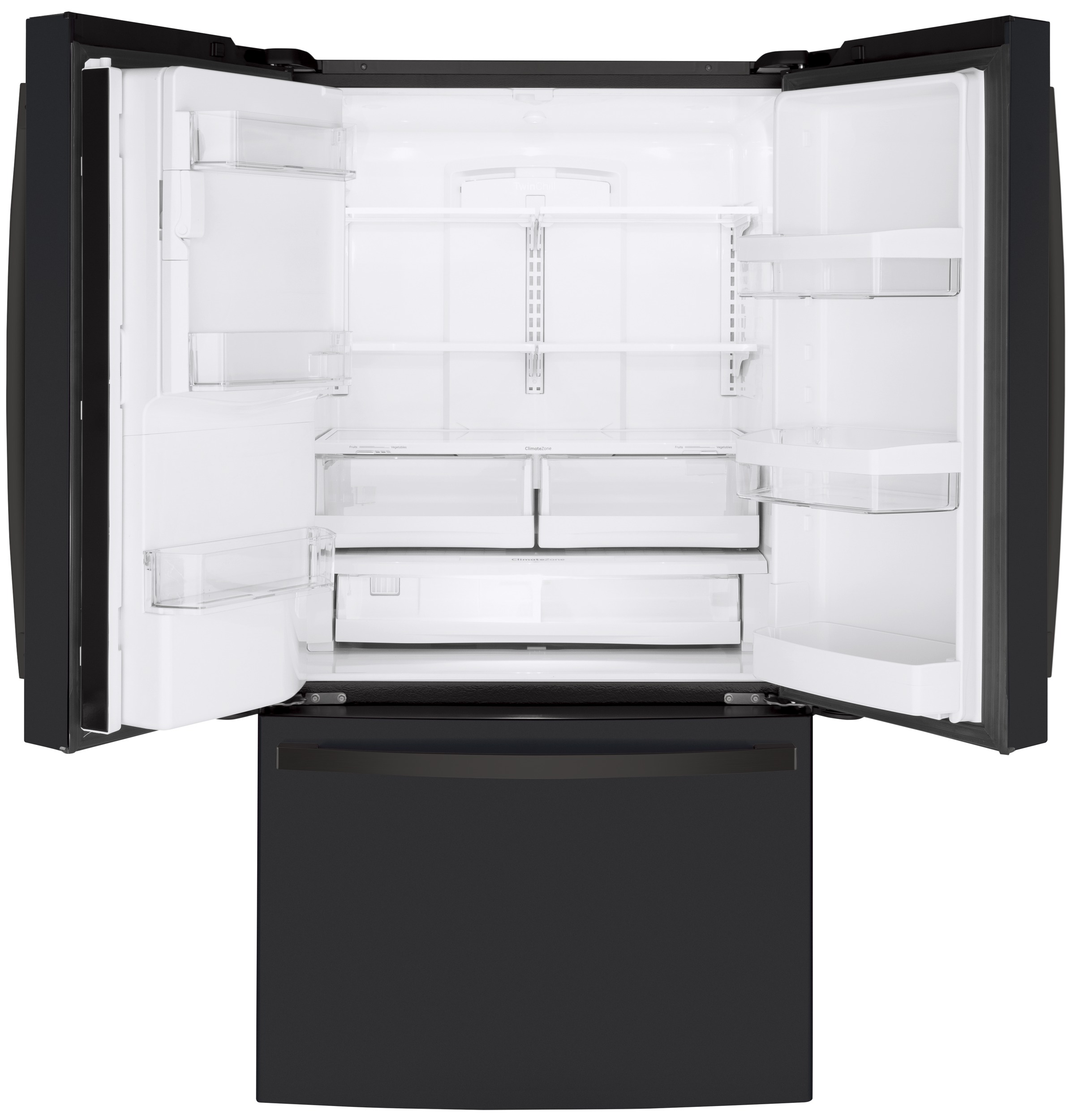 GE 36 Inch 36" Counter Depth French Door Refrigerator GYE22GENDS - View 5 | Fridge.com