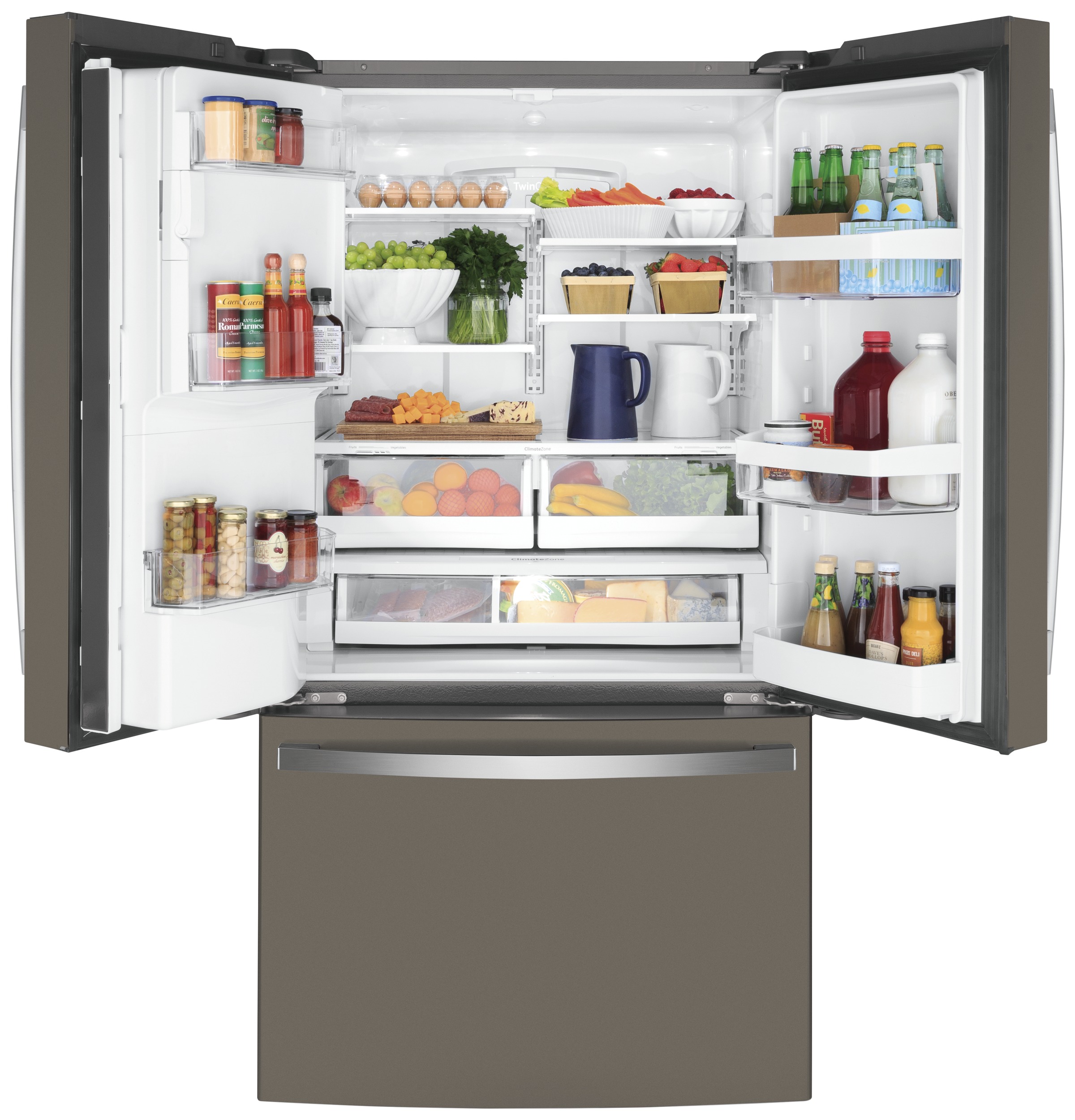 GE 36 Inch 36" Counter Depth French Door Refrigerator GYE22GMNES | Fridge.com
