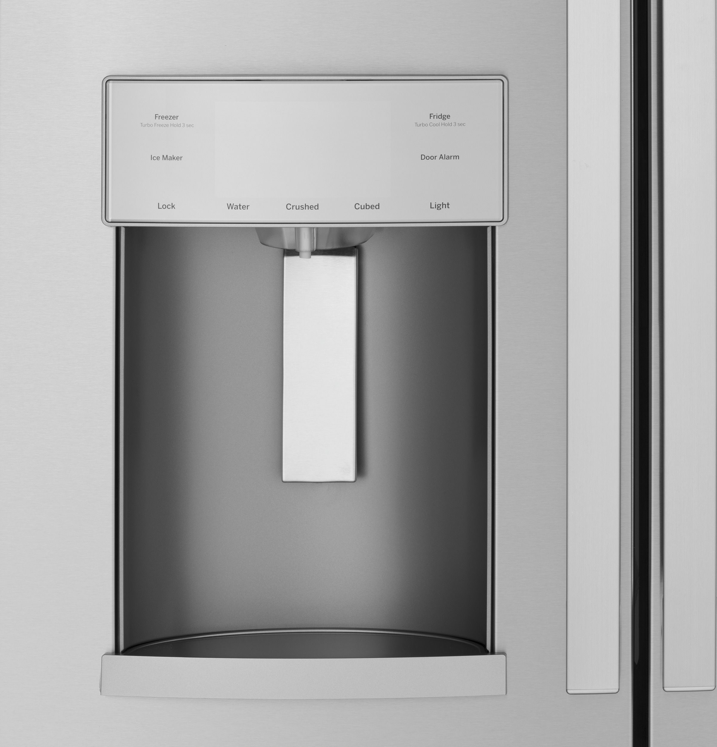 GE 36" Counter Depth French Door 22.1 cu. ft. Smart Refrigerator With Fingerprint Resistant Finish - View 6 | Fridge.com