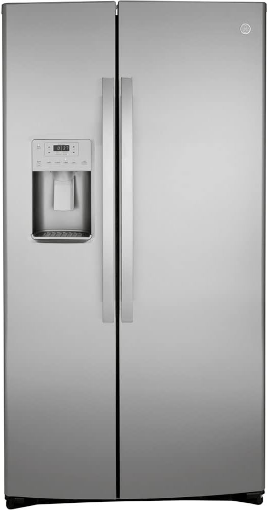 GE® 21.8 Cu. Ft. Counter-Depth Fingerprint Resistant Side-By-Side Refrigerator | Fridge.com