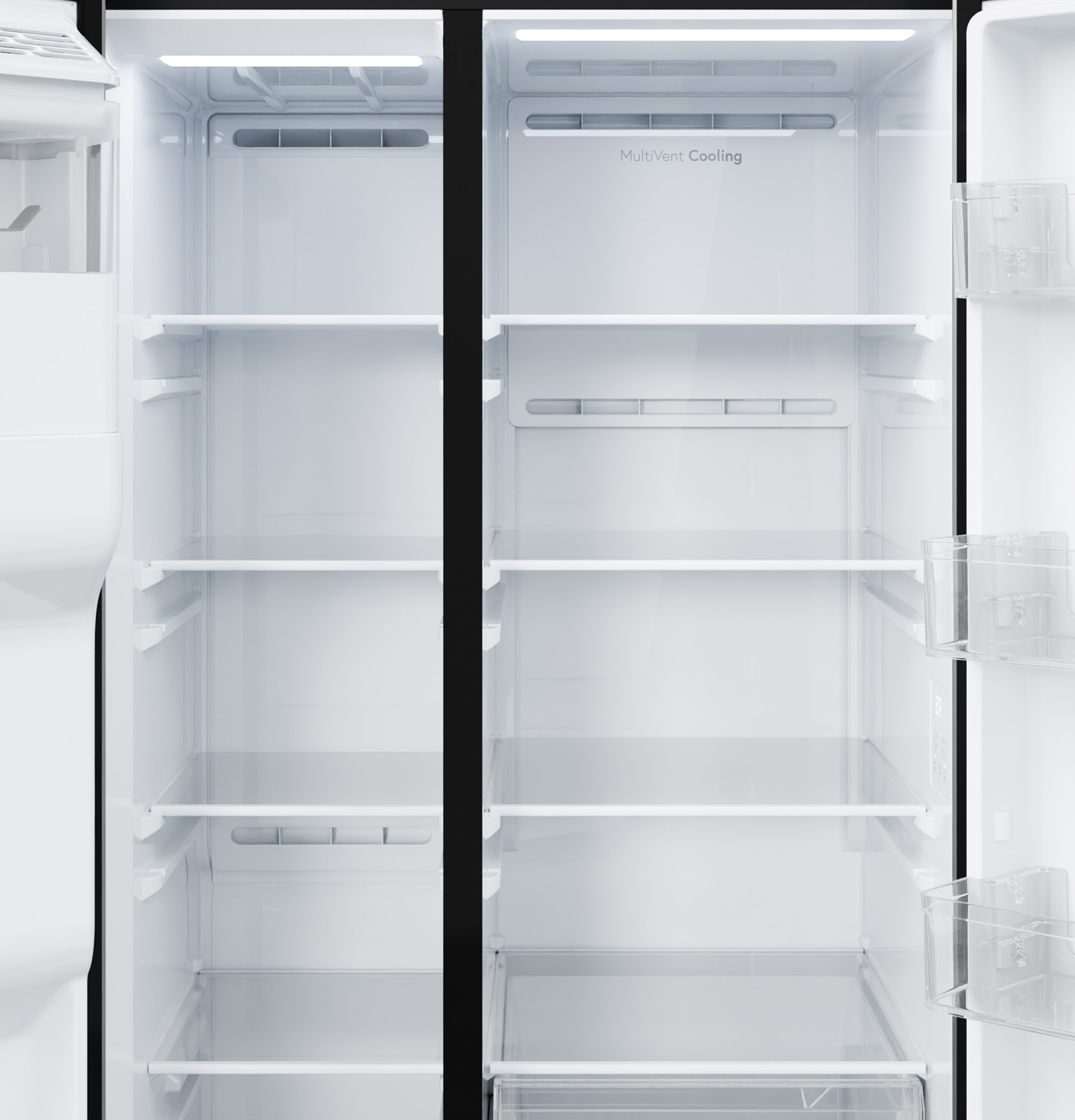 GE 36 Inch Counter Depth Side-By-Side Refrigerator GZS24NMYES - View 6 | Fridge.com