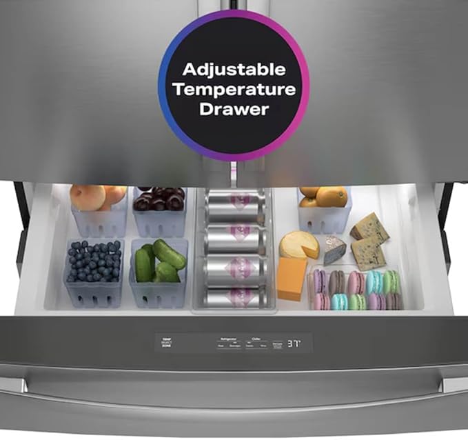 Profile 29 cu. ft. Smart 4-Door French-Door Refrigerator Stainless Steel w/Door in Door, Dual-Dispense AutoFill Pitcher | Fridge.com