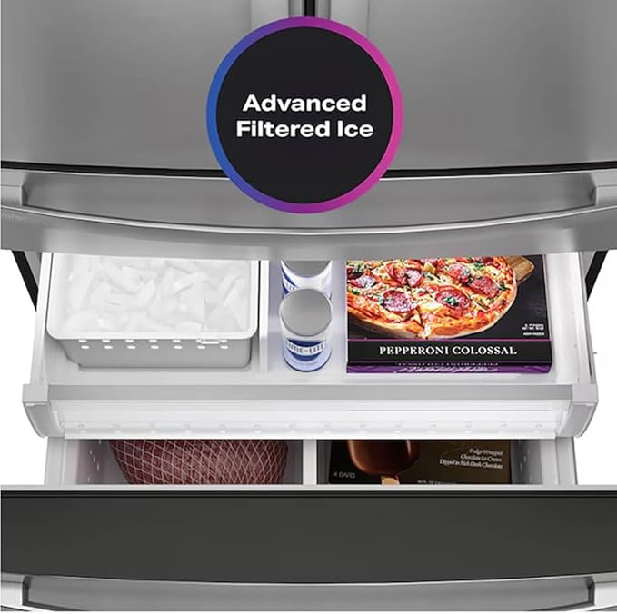 Profile 29 cu. ft. Smart 4-Door French-Door Refrigerator Stainless Steel w/Door in Door, Dual-Dispense AutoFill Pitcher | Fridge.com