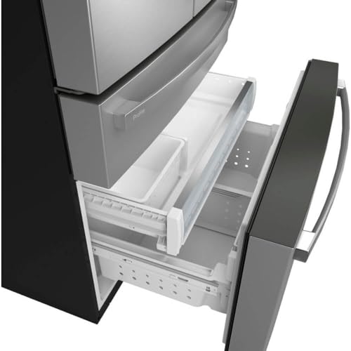 GE Profile™ Energy Star® 28.7 cu. ft. Smart Fingerprint Resistant 4-Door Refrigerator With Dual-Dispense Autofill Pitcher In Stainless Steel | PGE29BYTFS - View 5 | Fridge.com