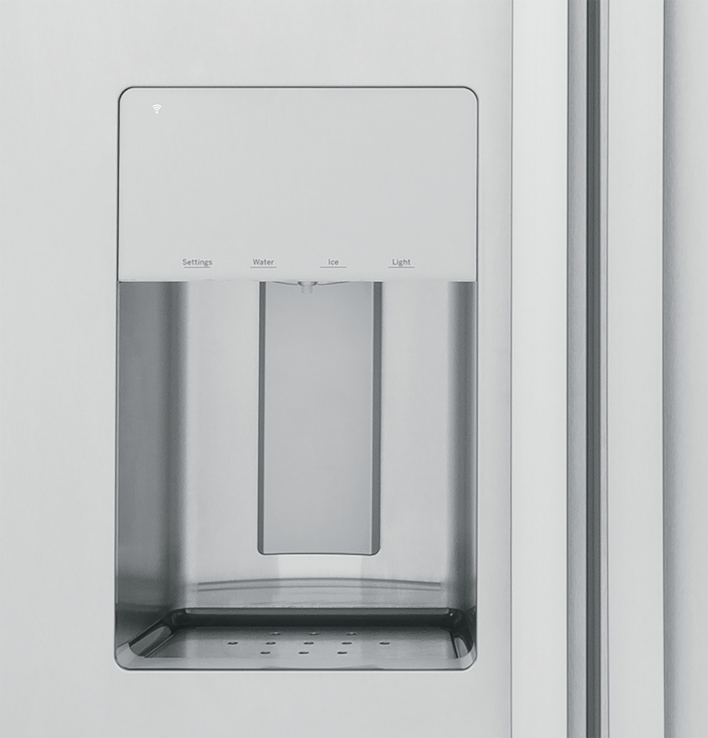 GE Profile™ 48" Smart Built-In Side-By-Side Refrigerator With Dispenser In Stainless Steel Size 84 H X 48 W X 28.5 D | PSB48YSNSS - View 5 | Fridge.com