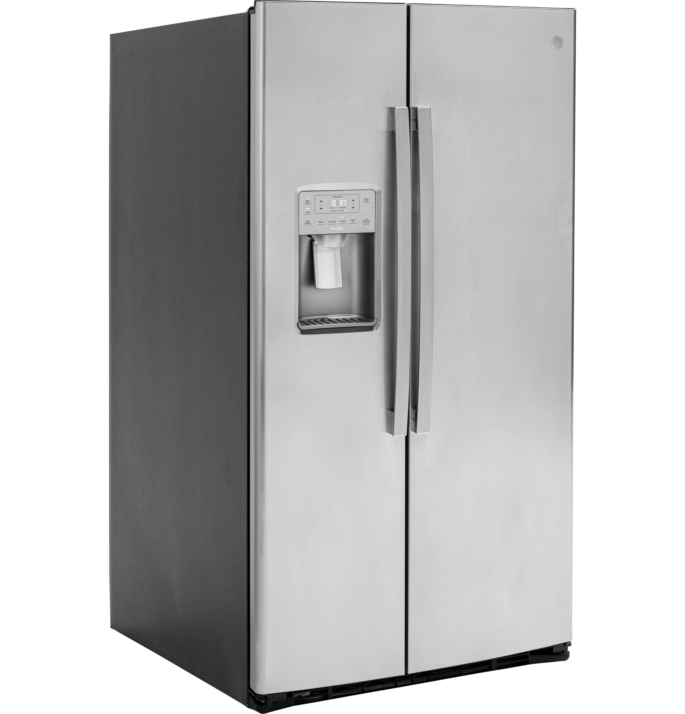 35.75" Side By Side 25.3 cu. ft. Energy Star Refrigerator With Fingerprint Resistant Finish - View 6 | Fridge.com