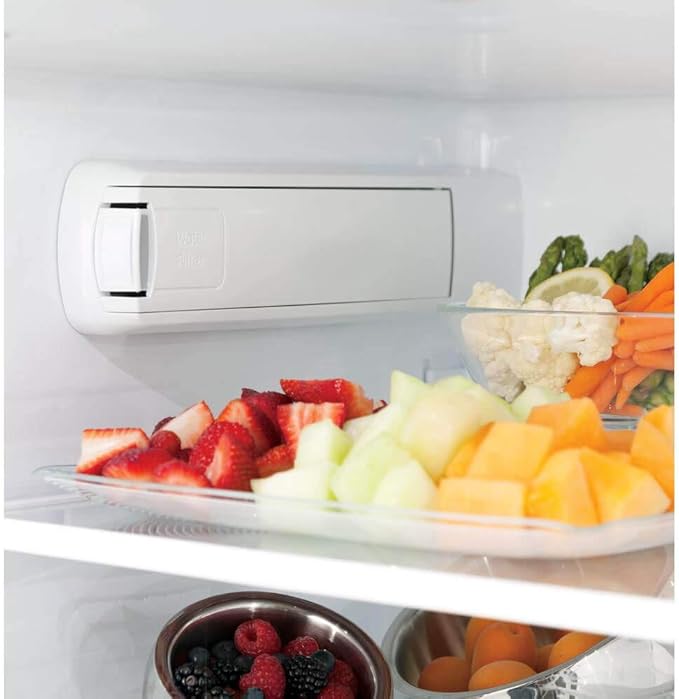 GE Profile 36 Energy Star Counter Depth French Door Refrigerator With 23.1 cu. ft. Capacity Internal Water Dispenser Twinchill Evaporator And Showcase LED Lighting In Fingerprint Resistant - View 5 | Fridge.com