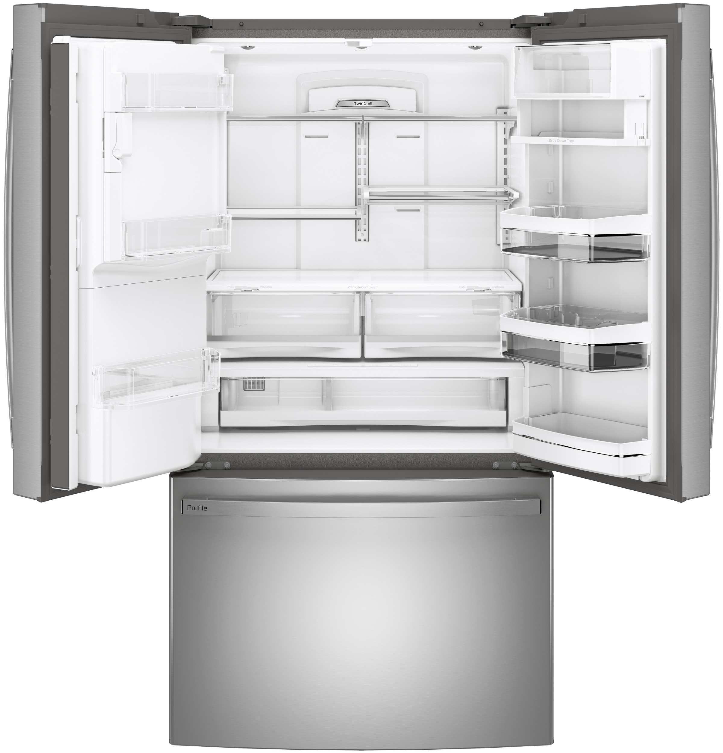 36" Energy Star French Door 22.1 cu. ft. Refrigerator With Hands-Free Autofill - View 3 | Fridge.com