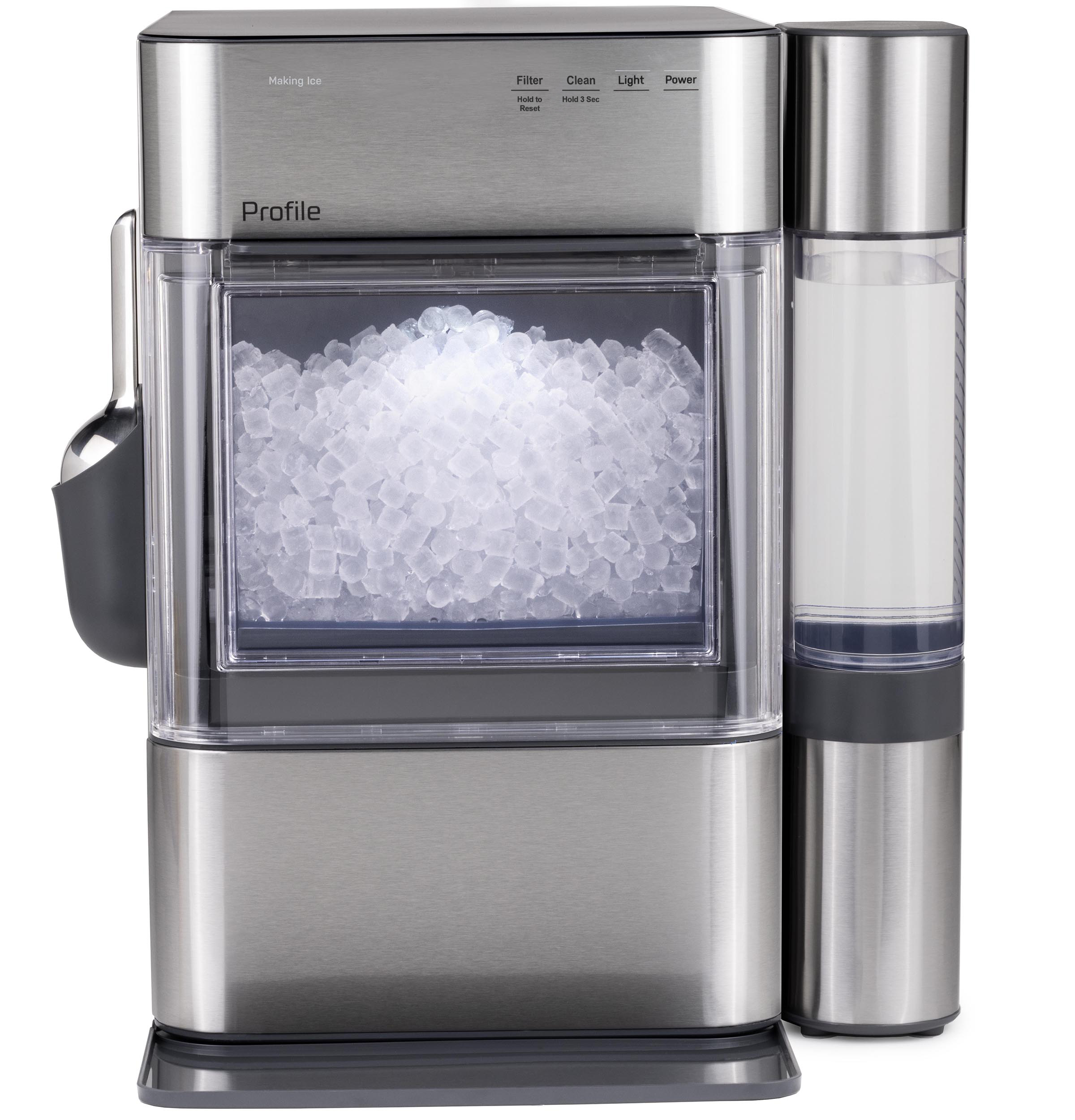 GE Profile 14" Ice Maker XPIO13SWSS - View 4 | Fridge.com