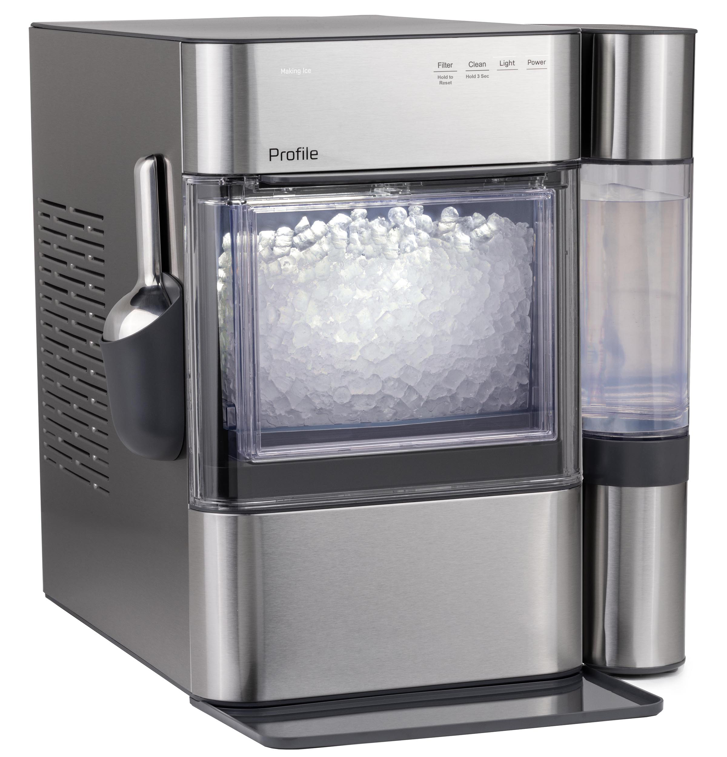 GE Profile 14" Ice Maker XPIO13SWSS - View 5 | Fridge.com