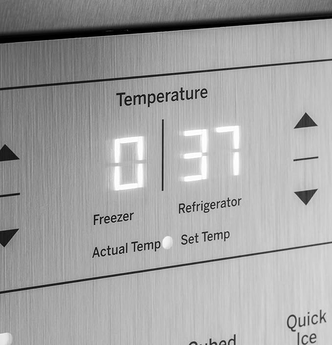 GE Profile 25.3 cu. ft. Side By Side Refrigerator In Fingerprint Resistant Stainless Steel PSE25KYHFS - View 4 | Fridge.com