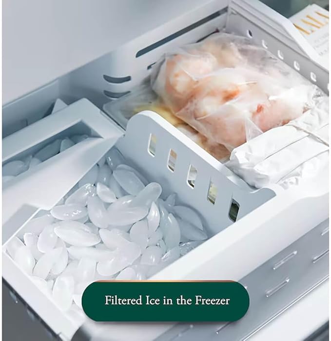 GE Café́ CWE23SP2MS1 23 cu. ft. Stainless Counter-Depth French Door Refrigerator - View 3 | Fridge.com