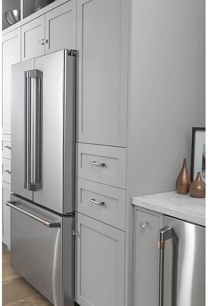 GE Café́ CWE23SP2MS1 23 cu. ft. Stainless Counter-Depth French Door Refrigerator - View 5 | Fridge.com