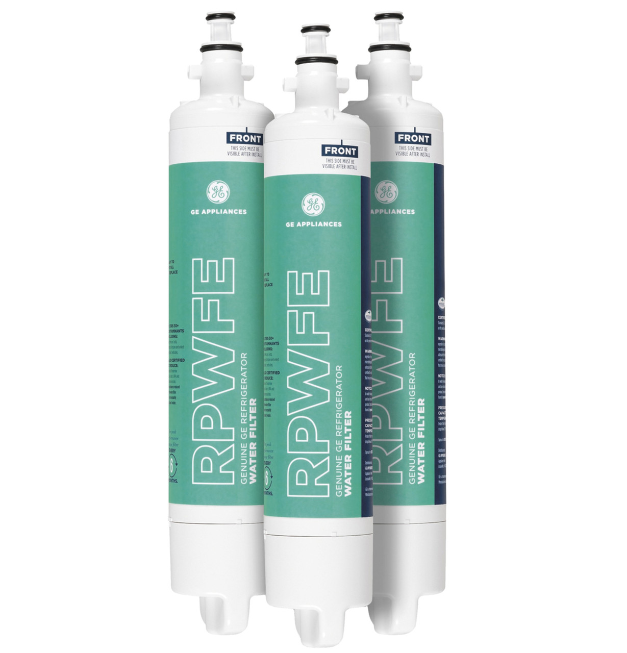GE® RPWFE™ REFRIGERATOR WATER FILTER 3-PACK in White size 10 H x 1.75 W | RPWFE3PK | Fridge.com