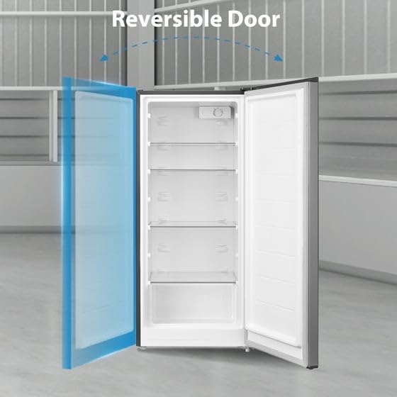 Modern 7 cu. ft. Garage Ready Convertible Upright Freezer/Refrigerator - View 2 | Fridge.com
