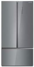 Stellari 36” French Door Refrigerator – Stainless Steel, Counter-Depth, With Ice & Water Dispenser - View 3 | Fridge.com