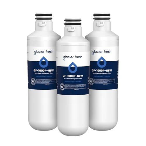 GLACIER FRESH Water Filter LT1000PC Replacement for LG Refrigerator, Compatible with LG LT1000P/PC/PCS, LT1000PC, LT-1000PC, MDJ64844601, ADQ747935 AD | Fridge.com