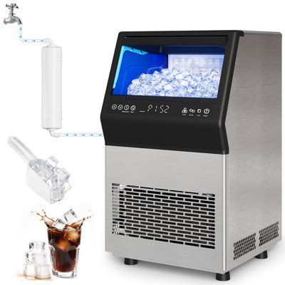 Commercial Cube Ice Maker  Fast Ice Production In 8-15 Minutes,Smart Control, Dual Water Supply, Easy Installation | Fridge.com