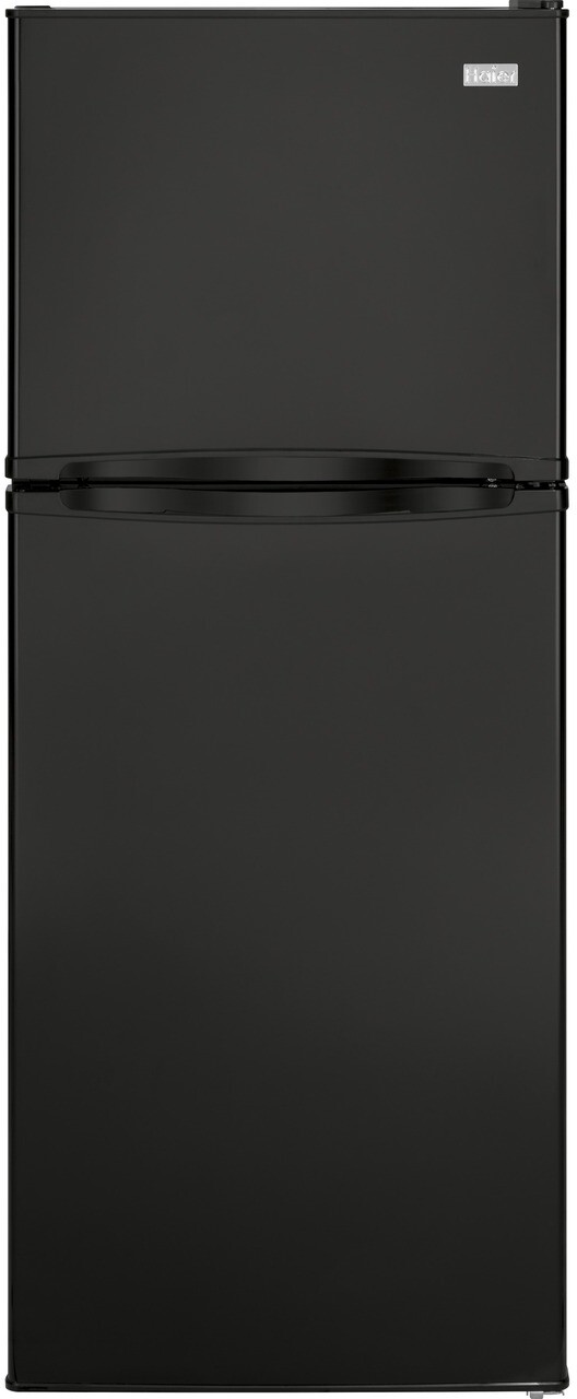 24 in. Wide 9.8 Cu. Ft. Top-Freezer Refrigerator with Adjustable Spill-Proof Glass Shelves - Black | Fridge.com