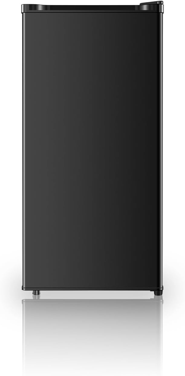 Hailang 3.1 cu.ft Mini Fridge With Freezer, Single Door Mini Refrigerator, 5 Settings Temperature Adjustable, Compact Refrigerator For Apartment,Dorm, Office, Bedroom - View 2 | Fridge.com