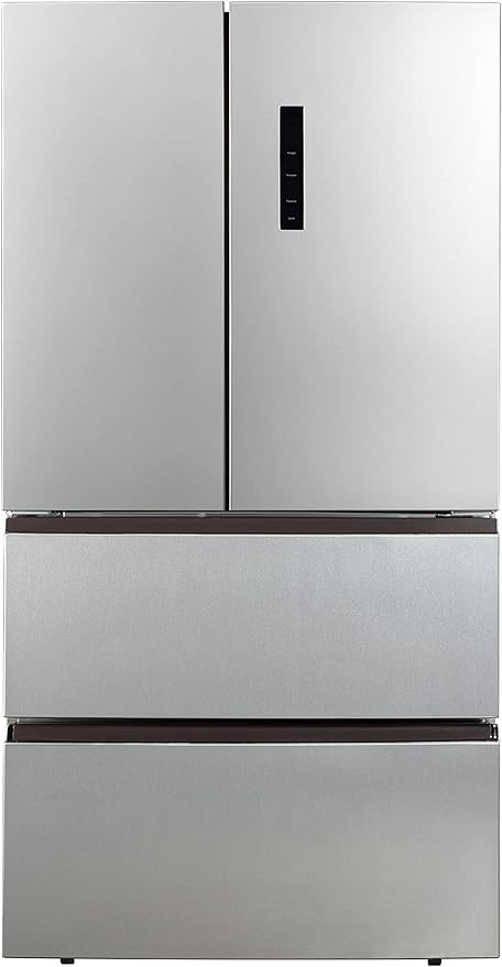 Hamilton Beach HBFR1504 Full Size Counter Depth Refrigerator with Two Freezer Drawers, 17.9 cu ft, Stainless | Fridge.com