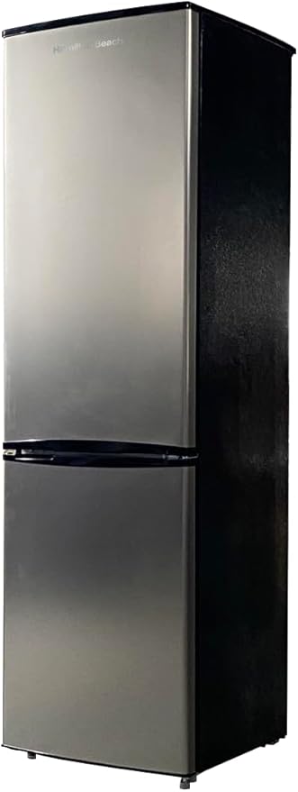 Hamilton Beach Cubic Foot Fridge With Bottom Mount Freezer, 9.2 cu. ft, Stainless - View 2 | Fridge.com