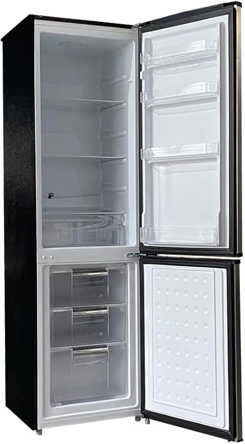 Hamilton Beach Cubic Foot Fridge With Bottom Mount Freezer, 9.2 cu. ft, Stainless - View 4 | Fridge.com