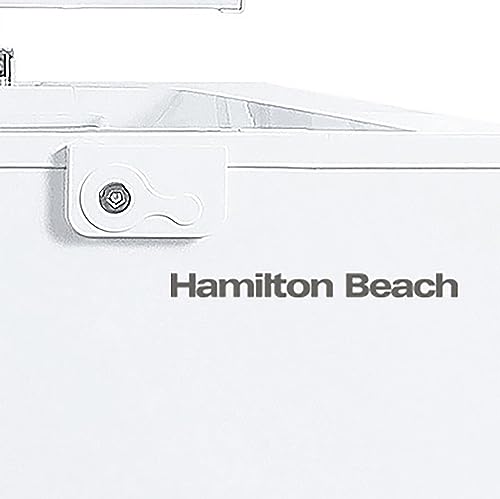 Hamilton Beach 17 cu ft Chest Deep Freezer - White, Garage Ready Food For Large Family, Storage Basket, Space-Saving Flat Back, Stay-Open Lid, Front-Access Drain, For Basement, Laundry Room, Cottage - View 6 | Fridge.com