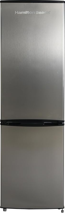Hamilton Beach Cubic Foot Fridge with Bottom Mount Freezer, 9.2 cu. ft, Stainless | Fridge.com