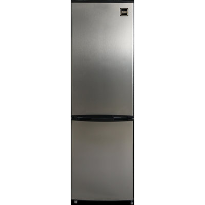 Hamilton Beach, 9 Cu. Ft. Bottom Mount Refrigerator, Platinum | Fridge.com