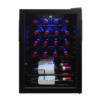 Hamilton Beach 2.6 Cu. Ft. Wine And Beverage Cooler, 22-Bottle Beverage Center with Touch Controls | Fridge.com