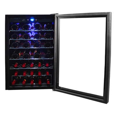 Hamilton Beach 43-Bottle Wine Cooler Fridge Cellar With Wire Shelves, Digital Controls — FIN-0019634 | Fridge.com