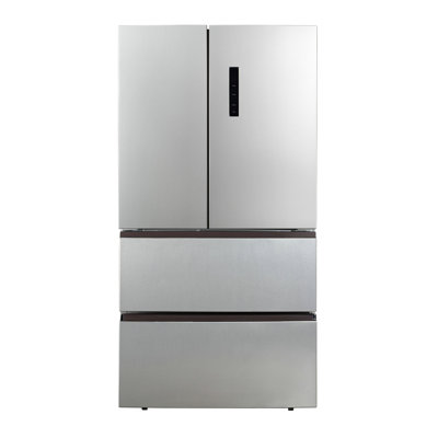 Hamilton Beach 17.9 Cu. Ft. French Door Frost-Free Refrigerator with Double Freezer, Platinum — FIN-0019219 | Fridge.com