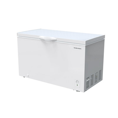 Hamilton Beach 14 Cu. Ft. Chest Freezer, Garage Ready Deep Freezer with Adjustable Thermostat, White — FIN-0018292 | Fridge.com