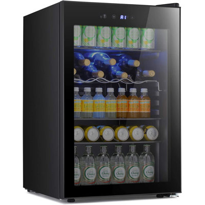 HAVATO Single Zone 20.28'' Freestanding 37 Bottle Wine & Beverage Refrigerator | Fridge.com