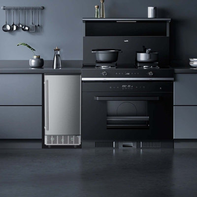 YUKOOL 80 Lb. Daily Production Cube Clear Ice Freestanding Ice Maker | Fridge.com
