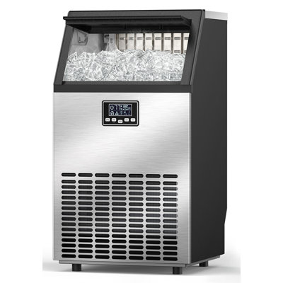 Antarctic Star 100-Lb Ice Per Day Cubed Ice Maker ( Stainless Steel ) | Fridge.com