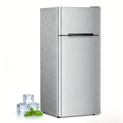 Compact 4.5 Cu.Ft. Double-Door Mini Fridge with Adjustable Removable Shelves, Perfect for Apartment, Dorm, or Office | Fridge.com