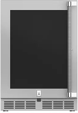 Hestan - 5.2 Cu. Ft. Built-In Mini Fridge - Silver — FIN-0018003 | Fridge.com
