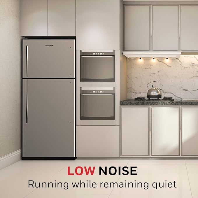 Honeywell H18TFW Top Freezer Refrigerator, White - View 5 | Fridge.com