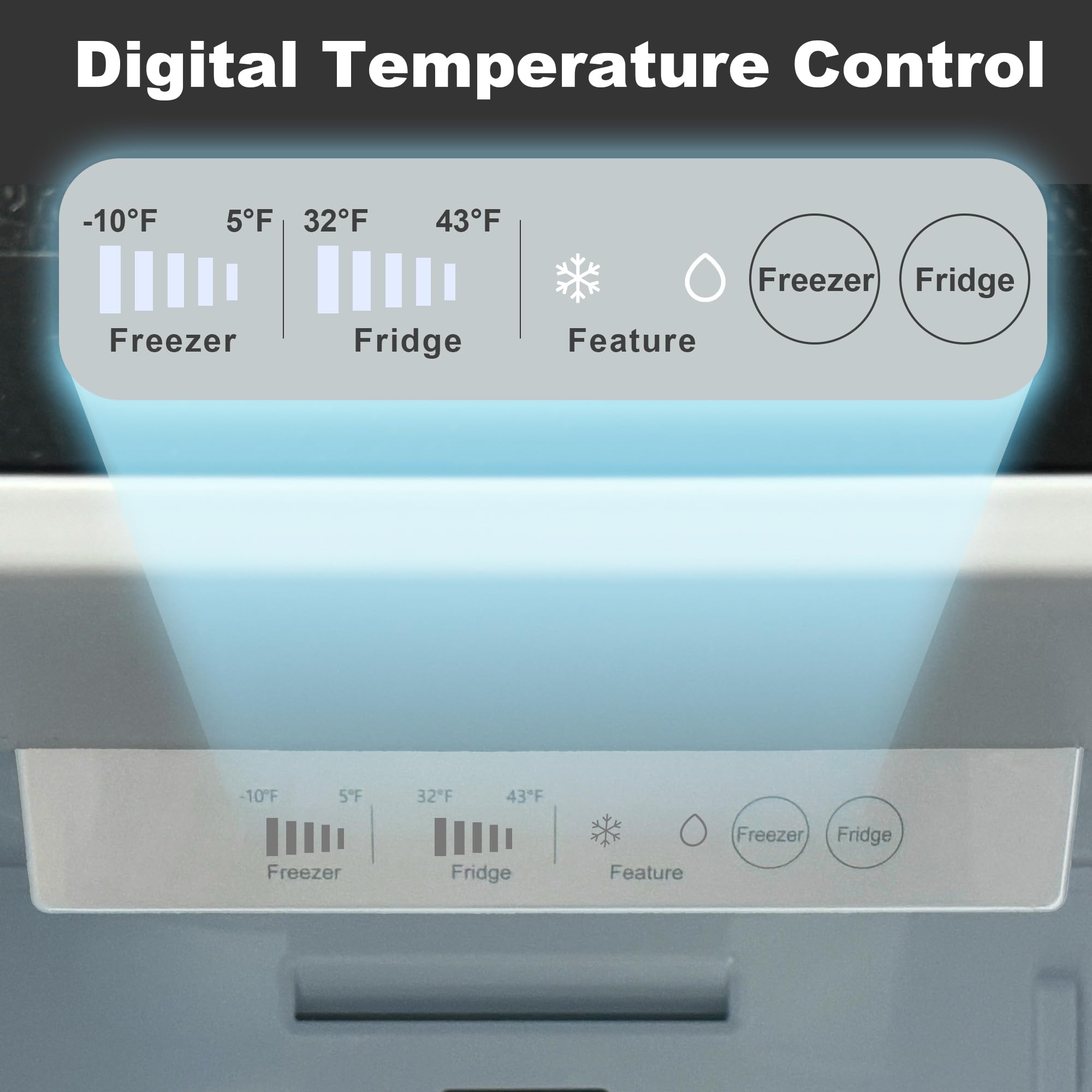20.7 cu.ft Refrigerators - View 4 | Fridge.com
