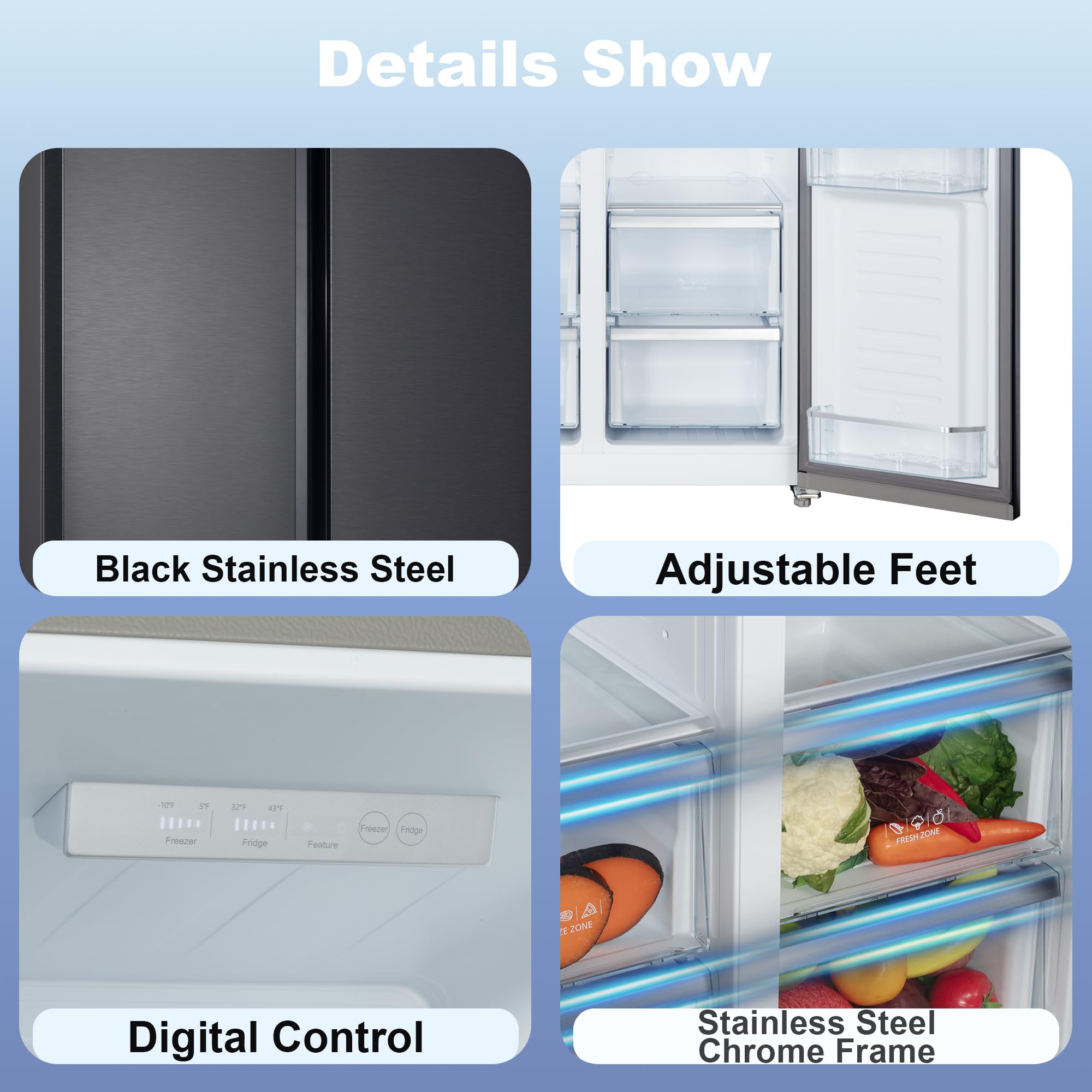 20.7 cu.ft Refrigerators - View 5 | Fridge.com