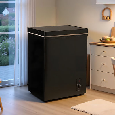 3.5 Cu.Ft Chest Freezer With Adjustable Temperature Controls With Hanging Baskets Electronic Control(-0.4F to 32F), Top Door Open Freezer | Fridge.com